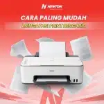 gambar mengatasi hasil print bergaris